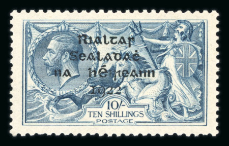 Stamp of Ireland » 1922 (Jul-Nov) Thom Overprints (T25-T41) 2s6d to 10s complete mint nh set of the three popular