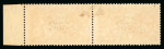 Stamp of Ireland » 1922-23 Thom Three-Line Overprints (T47-T61) 5s carmine, mint horizontal right sheet marginal pair,