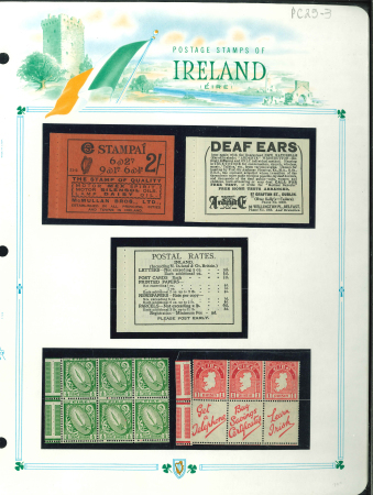 Stamp of Ireland » Booklets 1931-38 SE 2s exploded booklet complete, edition no.