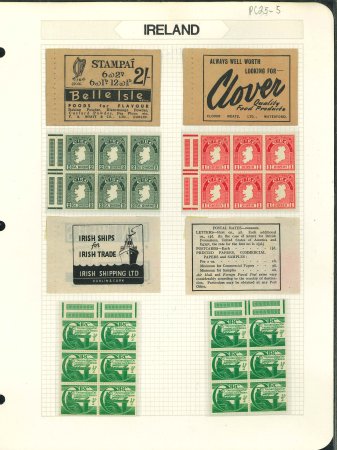 Stamp of Ireland » Booklets 1946-1947 E 2s exploded complete booklet, edition no.