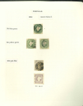 Stamp of Portugal 1886–1907 German Local Post Collection: An attractive,