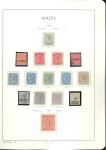 Stamp of Malta 1860–1990 Attractive Malta Collection: A substantial