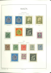 Stamp of Malta 1860–1990 Attractive Malta Collection: A substantial