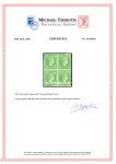 Stamp of Greece » Large Hermes Heads » 1861 Paris print 5L Green, Paris print: mint and mint nh block of four,