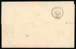 Stamp of Greece » Large Hermes Heads » 1861-62 First Athens Print - Fine prints 40L Lilac on blue, Fine Print: horizontal pair, good