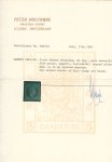 Stamp of Greece » Large Hermes Heads » 1861-62 First Athens Print - Fine prints 40L Pale mauve on bluish. Coarse Print: Unused single,