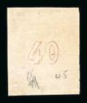 Stamp of Greece » Large Hermes Heads » Cancellations (ordered by towns alphabetically) ARTA: 105 Lozenge - 40L rosy-mauve on lilac from the