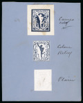 Stamp of Greece » 1901 Flying Mercury & 1902 Metal Issue Greece 1901 Flying Mercury: Stunning assembly of essays, die proofs and colour trials