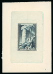 Stamp of Greece » Greece Kingdom 1935 to 1967 1951 Marshall Plan: 1'000D essay die proof in orange-red