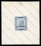 Stamp of Austria » Offices in Crete 1901 50c on 50h die proof in grey-blue on granite paper
