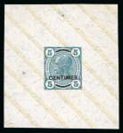 Stamp of Austria » Offices in Crete 1901 50c on 50h die proof in grey-blue on granite paper