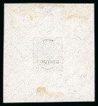 Stamp of Austria » Offices in Crete 1901 50c on 50h die proof in grey-blue on granite paper
