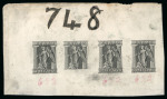 Stamp of Greece » 1911 Engraved Issue 1911 Engraved Issue: Attractive assembly of die proofs
