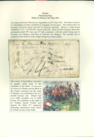 Stamp of Spain » Spain and Colonies Collections and Lots 1811–1865 Classic Collection – Stampless Covers & Early