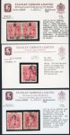 Stamp of Indian States » Cochin 1924 8p on 9p Carmine ovpt paper A perf 14, error ovpt