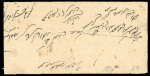 Stamp of Indian States » Alwar 1877 1/4a Ultramarine ten copies used on native cover