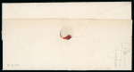 Stamp of Argentina » Argentine Confederation Confederation 1861stampless cover with illustrated Ferrocaril Del Oeste Railway cancel