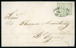 Stamp of Argentina » Argentine Confederation Cofederation Postal History 1860s 10c outer letter sheet Rosario to Buenos ayres