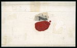 Stamp of Argentina » Argentine Confederation Cofederation Postal History 1860s 10c outer letter sheet Rosario to Buenos ayres