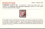 Stamp of Austria » Lombardy Venetia Lombardo Veneto 1861-62 5s red faded largely missing centre used