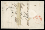 Stamp of Austria » Lombardy Venetia Lombardo Veneto 1851 5c block of six on cover