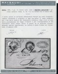 Stamp of Italian States » Naples Naples and Neapolitan provinces 1861 combination cover to Palermo