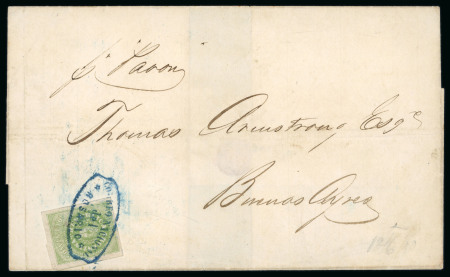 Stamp of Argentina » General issues 1862-64 Escuditos postal history group