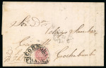 Stamp of Argentina » General issues 1862-64 Escuditios postal history 1863 cover to Bolivia