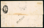 Stamp of Argentina » General issues 1862-64 Escuditios postal history 1863 cover to Bolivia