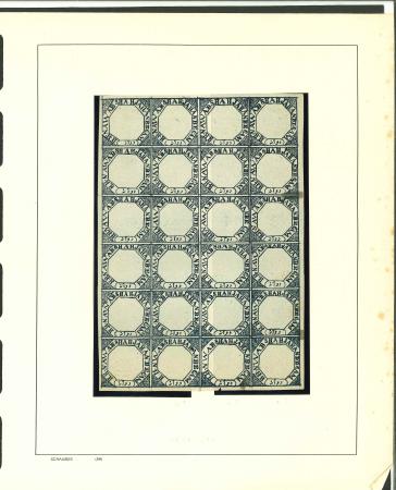 Stamp of Indian States » Bhopal 1872–1896 Specialized Collection with Sheets and Varieties