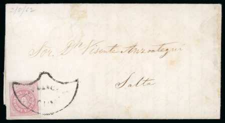 Stamp of Argentina » General issues 1862-64 Escuditos entire Tucuman to Salta entire