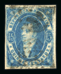 Stamp of Argentina » General issues 1864 Rivadavia Watermark set of three used