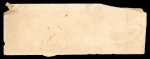Stamp of Indian States » Alwar 1877 Alwar cover affixed to paper containing 1/2a grey-blue