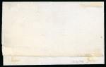 Stamp of Argentina » General issues 1864 Rivadavia 1865 perf 5c entire San Juan