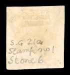 Stamp of India » 1854 Lithographs 1854 4a Blue and Red Head Die II and Frame Die I Second