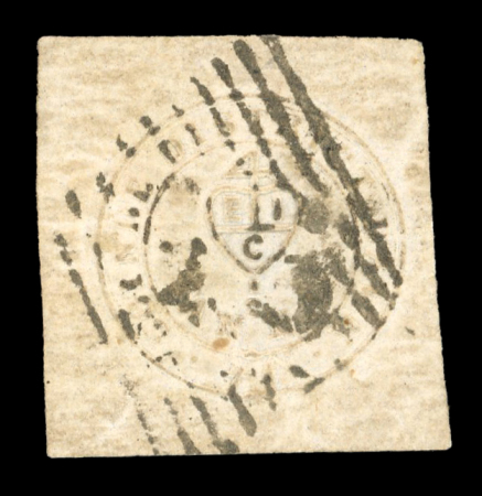 Stamp of India » 1852 Scinde Dawk 1852 1/2a White Scinde Dawk with large margins all