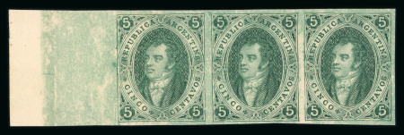 Stamp of Argentina » General issues 1865 Rivadavia Proofs and Reprints
