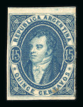 Stamp of Argentina » General issues 1865 Rivadavia Proofs and Reprints