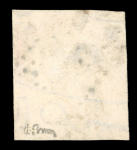 Stamp of India » 1854 Lithographs 1854 4a Indigo and Red Head die I and Frame Die I First