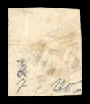 Stamp of India » 1854 Lithographs 1854 Three 4a singles ( two Second printing Head Die