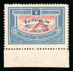 Stamp of Argentina » Airmails / Air Post Argentina airmails 1930 Zeppelin inverted ovpts