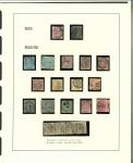 Stamp of India » Collections, Lots etc. 1866 Trio of 2a purple (SGO15), 2a Purple (SGO16) and