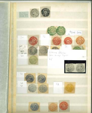 Stamp of Indian States » Jammu & Kashmir Jammu & Kashmir – Collection with Forgeries A study-oriented