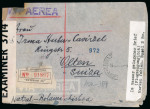 Stamp of Argentina » Airmails / Air Post Argentina 1943 (22 Janv) crash mail cover to Switzerland