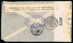 Stamp of Argentina » Airmails / Air Post Crash Mail: 1943  registered airmail cover to Hamburg,