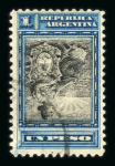 Stamp of Argentina » General issues Argentina 1899-1903 Liberty 1p inverted centre used