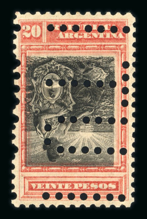 Stamp of Argentina » General issues Argentina 1899-1903 Liberty 20p inverted centre unused