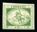 Stamp of Argentina » Buenos Aires Buenos Aires 1857 Gauchitos set of four