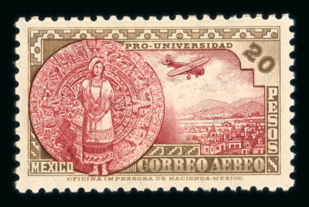 Stamp of Mexico » Airmails Mexico Airmail 1934 20p mnh
