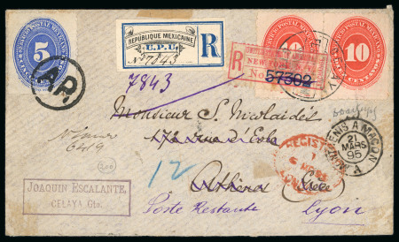 Stamp of Mexico » Later Issues Mexico 1886-94 Numeral issue covers